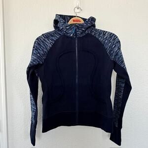 Lululemon Scuba Hoodie 10 Inkwell / Wee Are From Space Printed October Inkwell